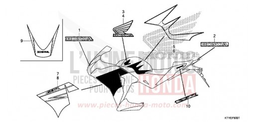 MARK/STRIPE (CBR125RF/RTF/RG) CBR125RF de 2015